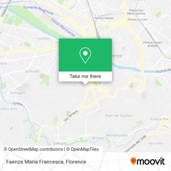 Faenza Maria Francesca map