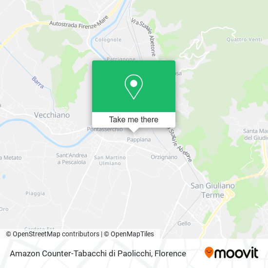 Amazon Counter-Tabacchi di Paolicchi map