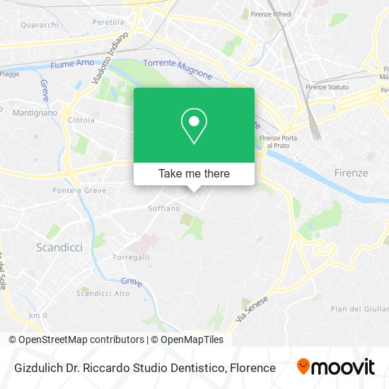 Gizdulich Dr. Riccardo Studio Dentistico map
