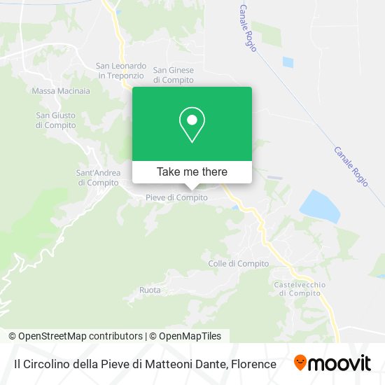 Il Circolino della Pieve di Matteoni Dante map