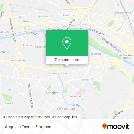 Acqua in Tavola map