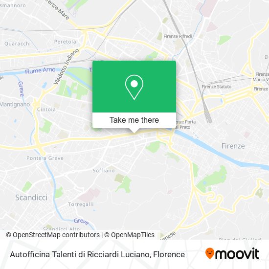 Autofficina Talenti di Ricciardi Luciano map