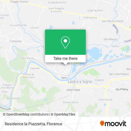 Residence la Piazzetta map