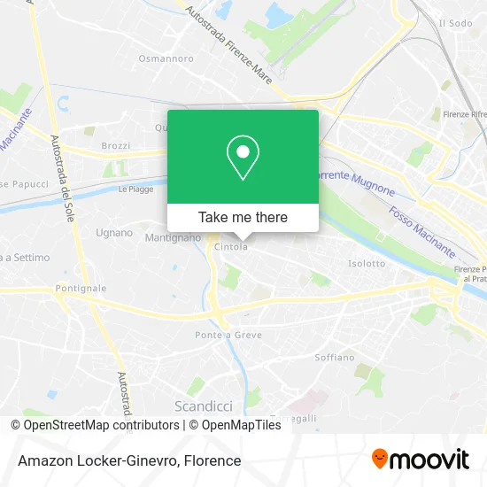 Amazon Locker-Ginevro map
