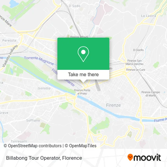 Billabong Tour Operator map