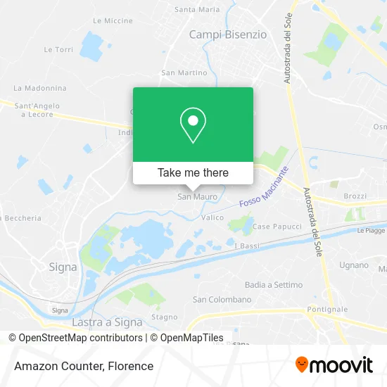 Amazon Counter map