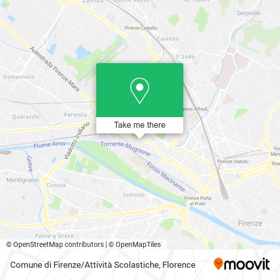 Comune di Firenze / Attività Scolastiche map