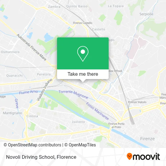 Novoli Driving School map