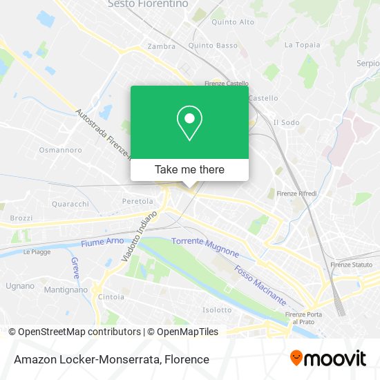 Amazon Locker-Monserrata map