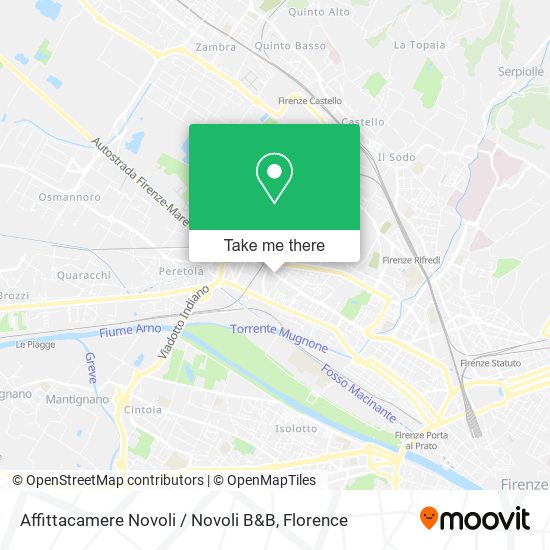 Affittacamere Novoli / Novoli B&B map