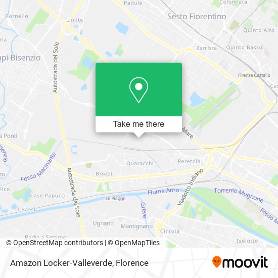 Amazon Locker-Valleverde map