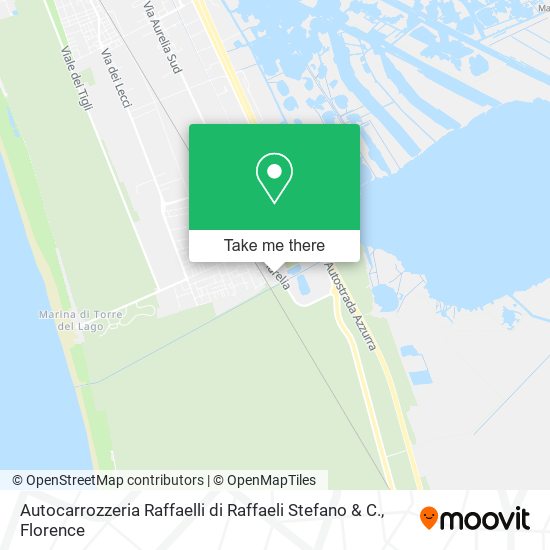 Autocarrozzeria Raffaelli di Raffaeli Stefano & C. map