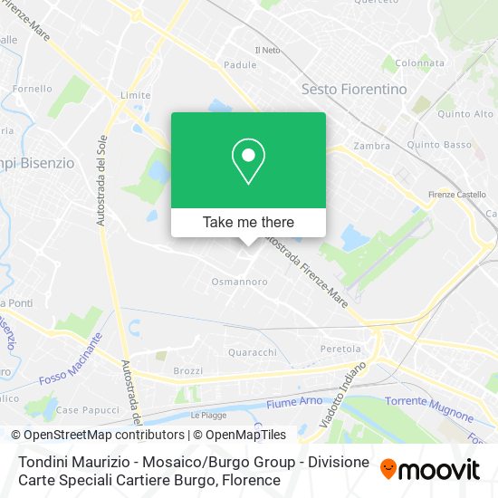 Tondini Maurizio - Mosaico / Burgo Group - Divisione Carte Speciali Cartiere Burgo map