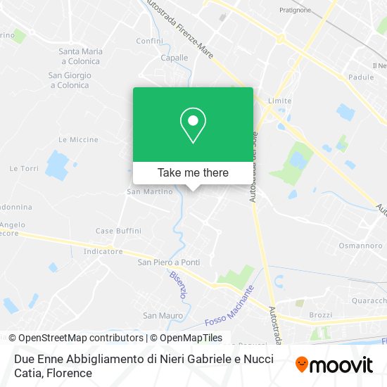 Due Enne Abbigliamento di Nieri Gabriele e Nucci Catia map