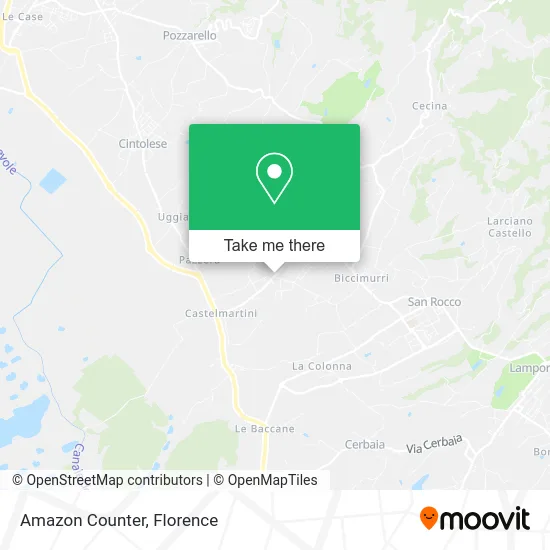 Amazon Counter map