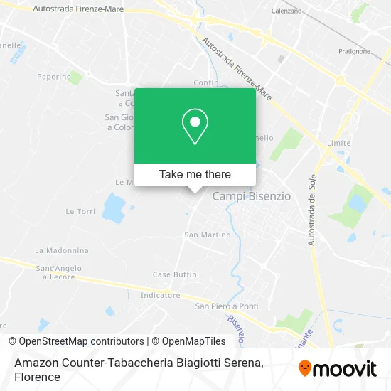 Amazon Counter by Tabaccheria Biagiotti Serena map