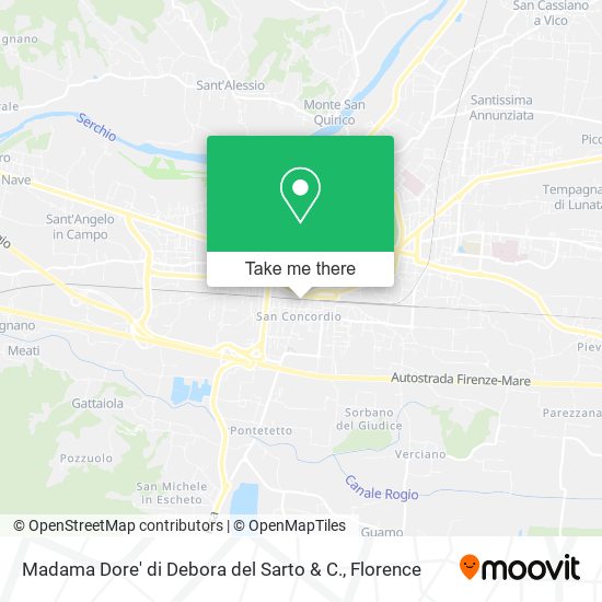 Madama Dore' di Debora del Sarto & C. map