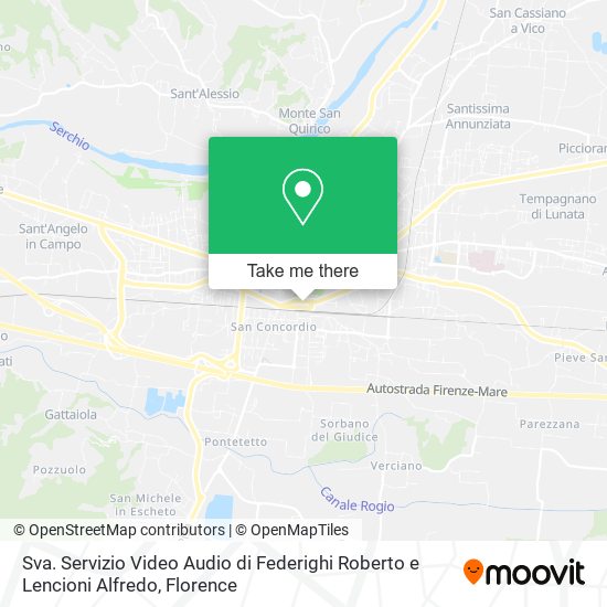 Sva. Servizio Video Audio di Federighi Roberto e Lencioni Alfredo map