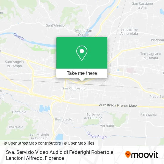 Sva. Servizio Video Audio di Federighi Roberto e Lencioni Alfredo map