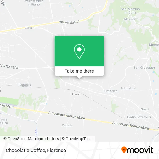 Chocolat and Coffee map