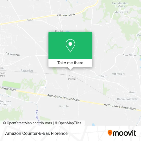 Amazon Counter-B-Bar map