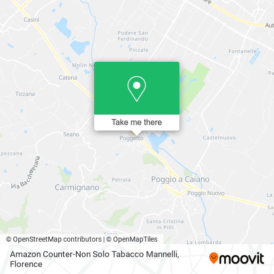 Amazon Counter-Non Solo Tabacco Mannelli map