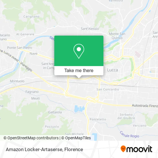 Amazon Locker-Artaserse map