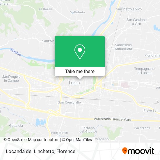 Locanda del Linchetto map
