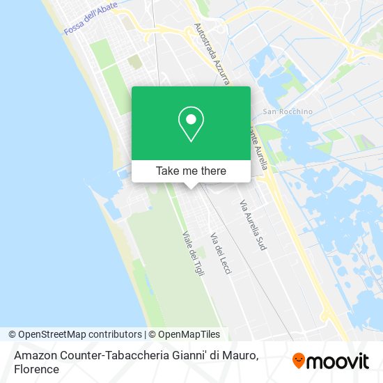 Amazon Counter-Tabaccheria Gianni' di Mauro map