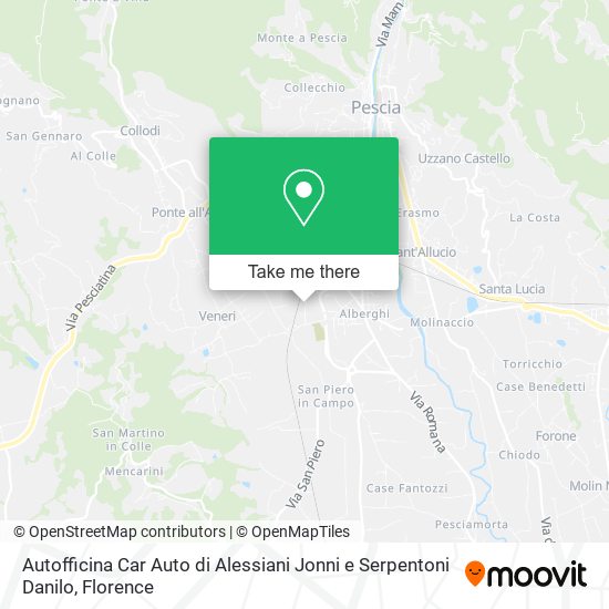 Autofficina Car Auto di Alessiani Jonni e Serpentoni Danilo map