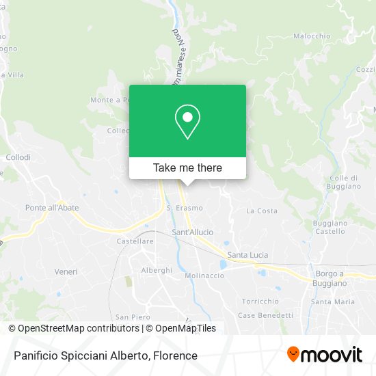 Panificio Spicciani Alberto map