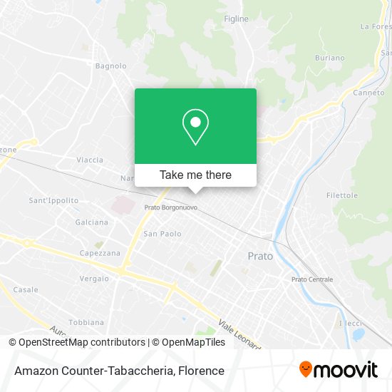 Amazon Counter-Tabaccheria map