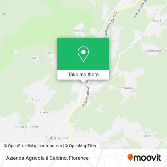 Azienda Agricola il Caldino map