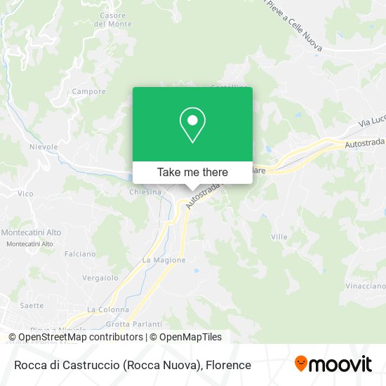 Rocca di Castruccio (Rocca Nuova) map