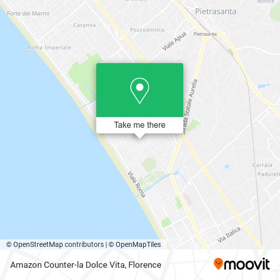 Amazon Counter-la Dolce Vita map