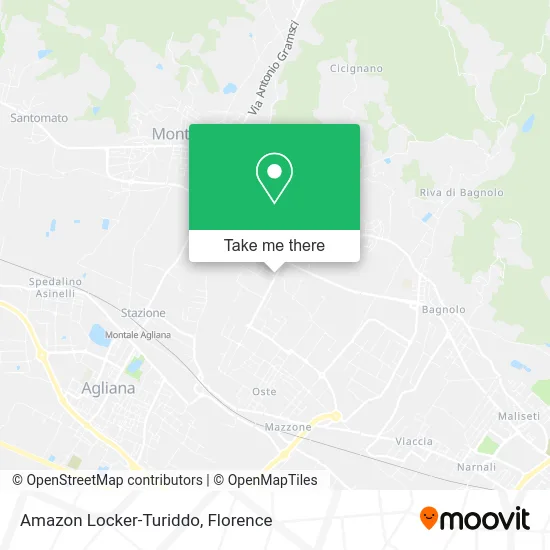 Amazon Locker-Turiddo map