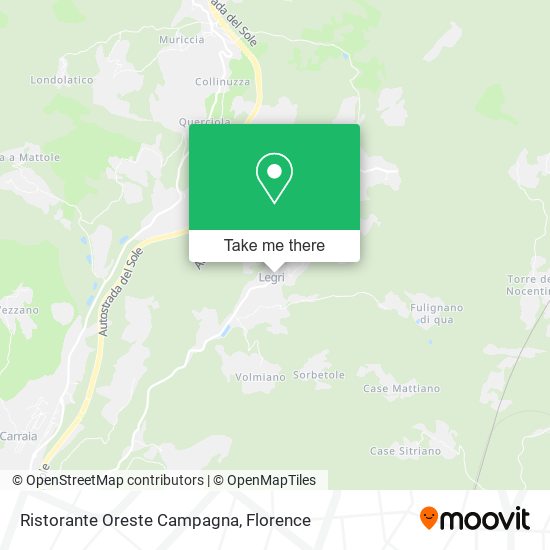 Ristorante Oreste Campagna map