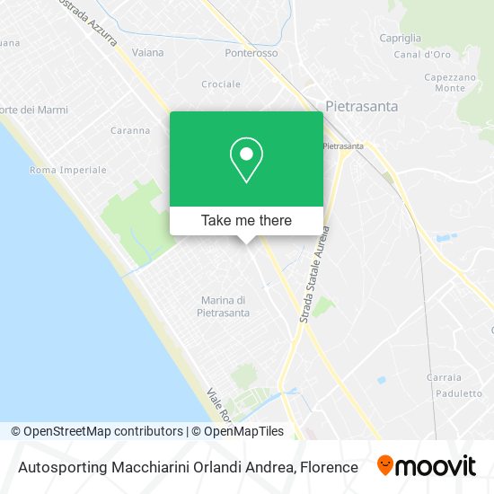 Autosporting Macchiarini Orlandi Andrea map