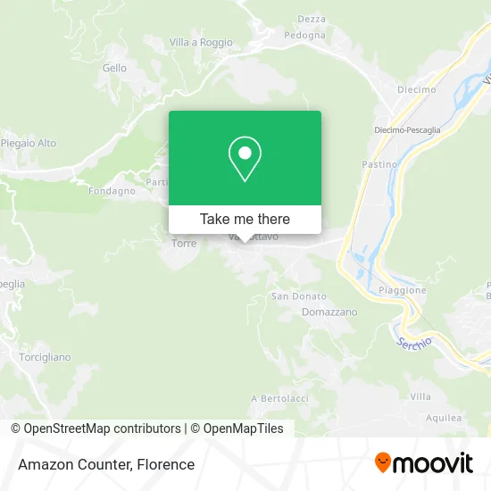 Amazon Counter map