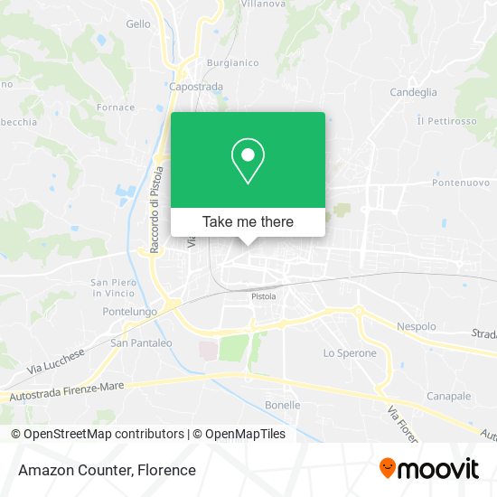 Amazon Counter map