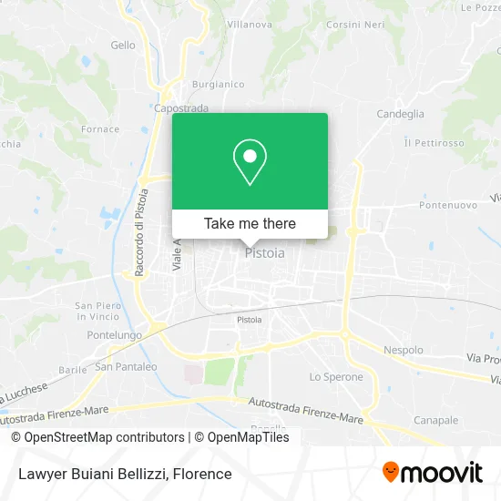 Lawyer Buiani Bellizzi map