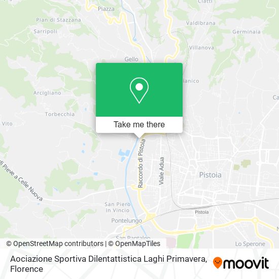 Aociazione Sportiva Dilentattistica Laghi Primavera map