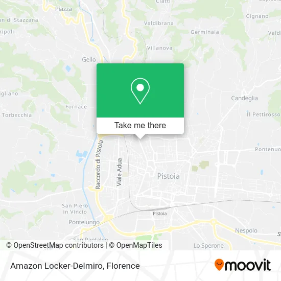 Amazon Locker-Delmiro map