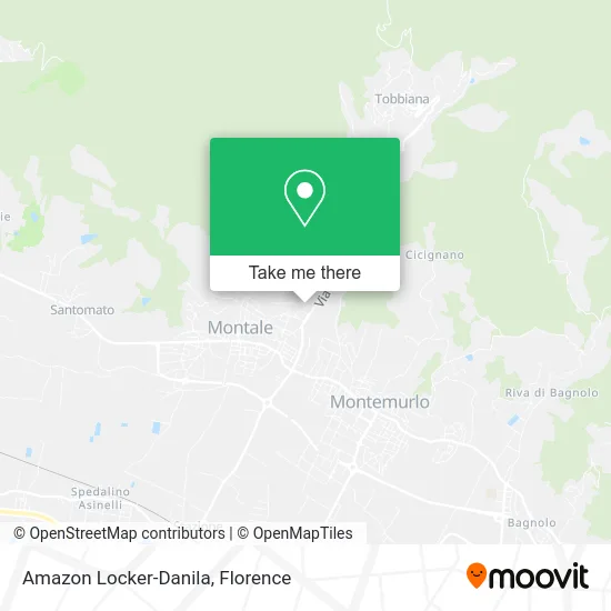 Amazon Locker-Danila map