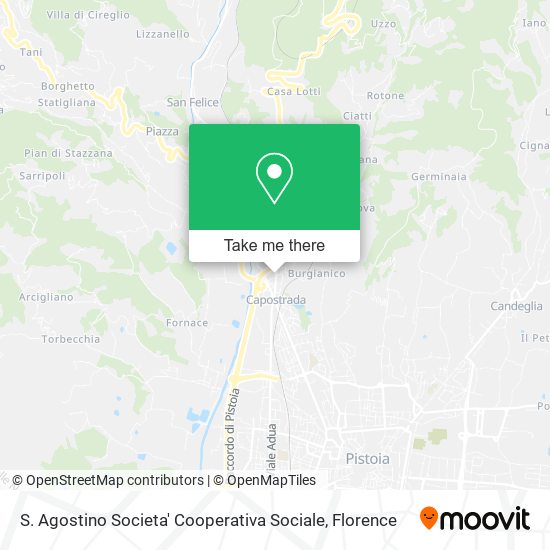 S. Agostino Societa' Cooperativa Sociale map