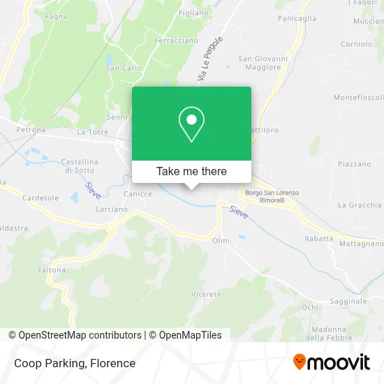 Coop Parking map