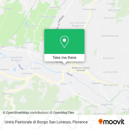 Unità Pastorale di Borgo San Lorenzo map