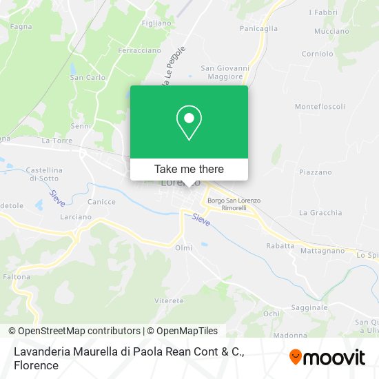 Lavanderia Maurella di Paola Rean Cont & C. map