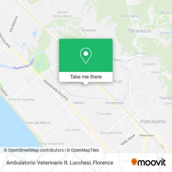 Ambulatorio Veterinario R. Lucchesi map