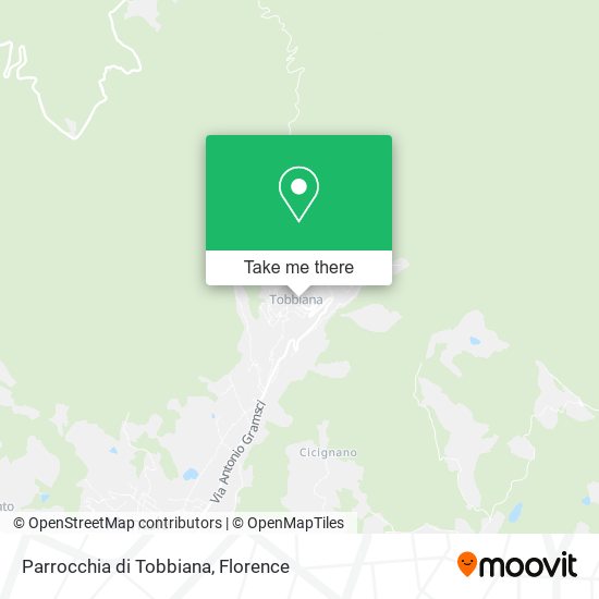 Parrocchia di Tobbiana map